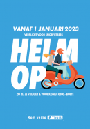 poster campagne helm op Verkeersveiligheid