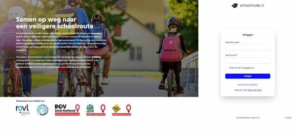 schermafdruk schoolroute.nl