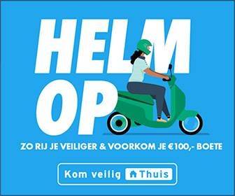 campagne poster helm op campagne verkeersveiligheid