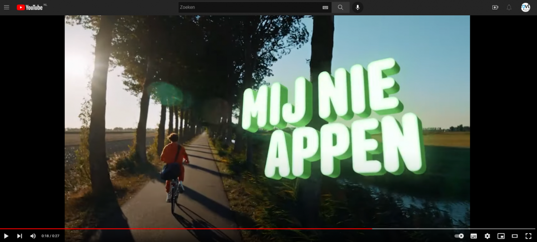 MONO TV commercial mij nie appen