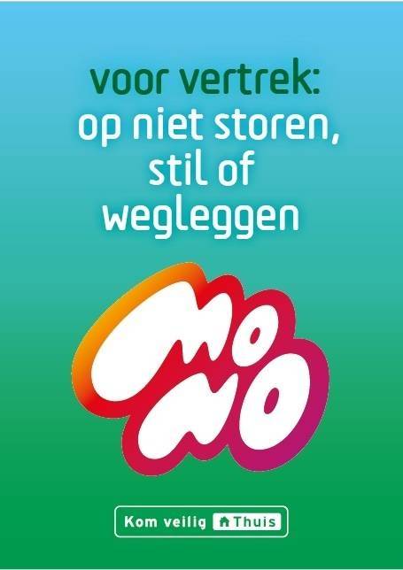 Ik rij mono poster